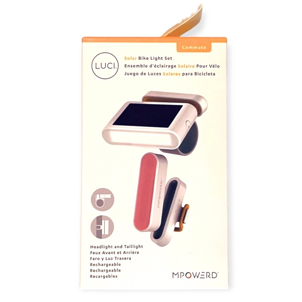 NEW Mpowerd Luci Solar Bike Light Set